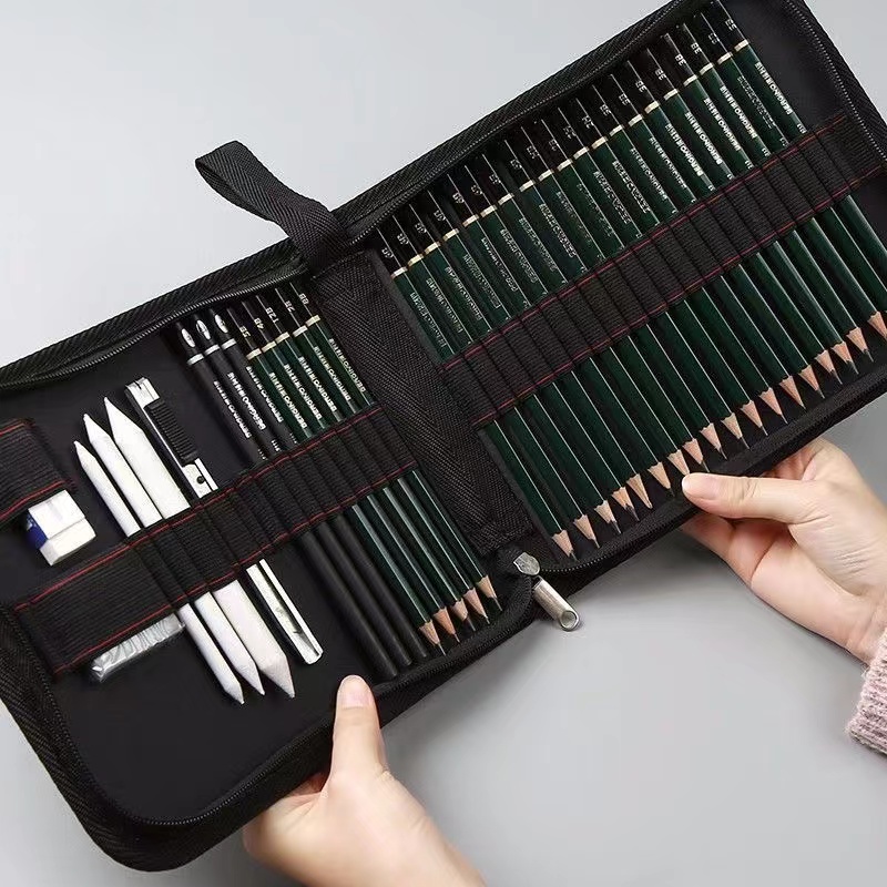 Aesthetic Large Pencil Case Pouch - Чехол для карандаша 36/48/72, школьные принадлежности,