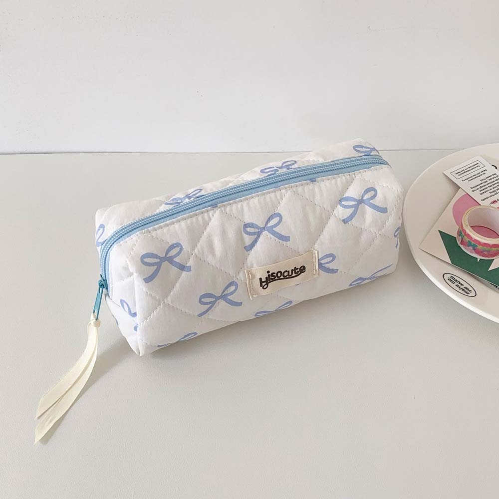 Пенал с бантом для канцелярии, – обзор и цена Aesthetic Large Pencil Case Pouch